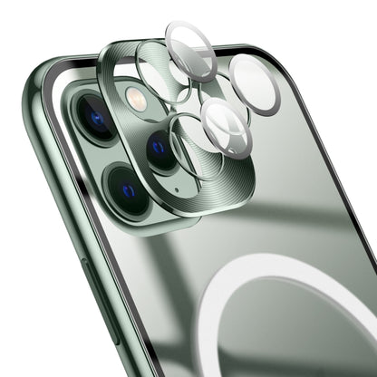 For iPhone 11 Pro MagSafe Frosted Metal Phone Case (Blue) - iPhone 11 Pro Cases by buy2fix | Online Shopping UK | buy2fix
