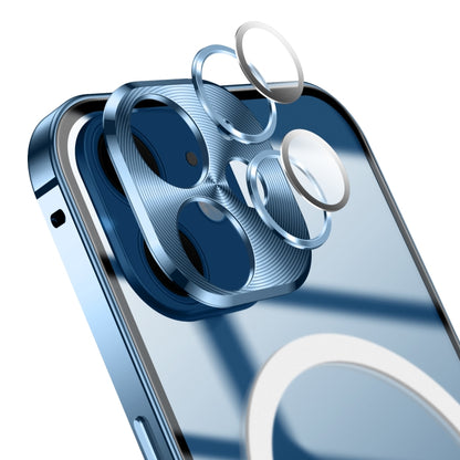 For iPhone 12 MagSafe Frosted Metal Phone Case(Gold) - iPhone 12 / 12 Pro Cases by buy2fix | Online Shopping UK | buy2fix