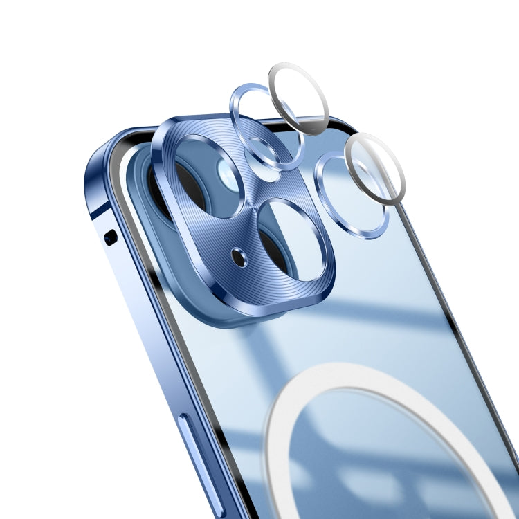 For iPhone 13 Pro Max MagSafe Frosted Metal Phone Case (Blue) - iPhone 13 Pro Max Cases by buy2fix | Online Shopping UK | buy2fix