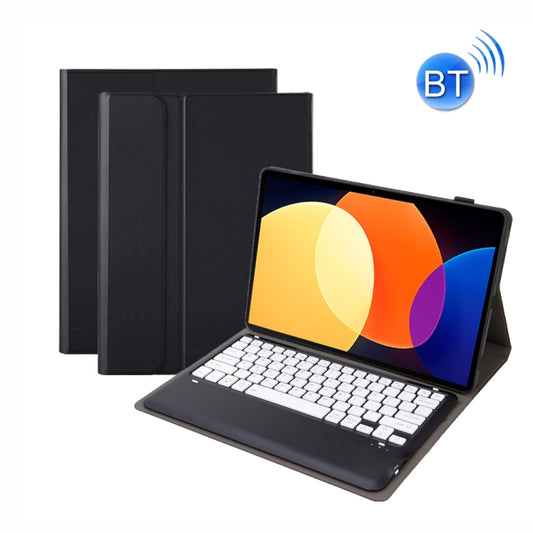 A0N4-A Detachable Sheep Pattern TPU Bluetooth Keyboard Tablet Leather Case with Touchpad For Xiaomi Pad 5 Pro 12.4(Black+White) by buy2fix