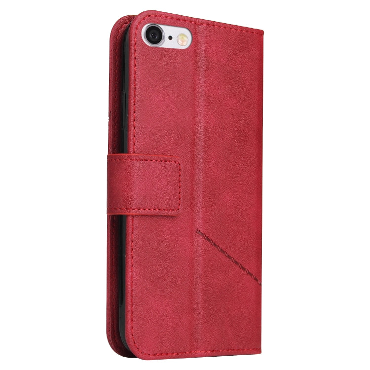 GQUTROBE Right Angle Leather Phone Case For iPhone 6 Plus / 6s Plus(Red) - More iPhone Cases by GQUTROBE | Online Shopping UK | buy2fix