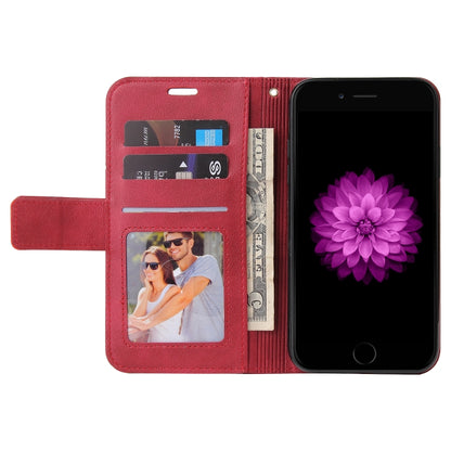 GQUTROBE Right Angle Leather Phone Case For iPhone 6 / 6S(Red) - More iPhone Cases by GQUTROBE | Online Shopping UK | buy2fix