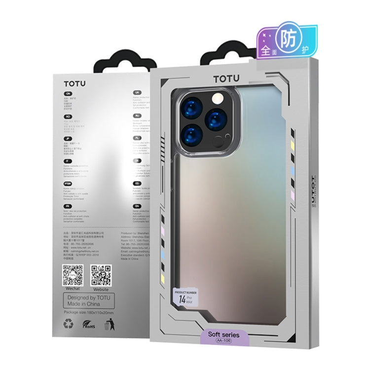 For iPhone 14 TOTUDESIGN AA-106 Crystal Shield Series TPU Phone Case (Transparent) - iPhone 14 Cases by TOTUDESIGN | Online Shopping UK | buy2fix