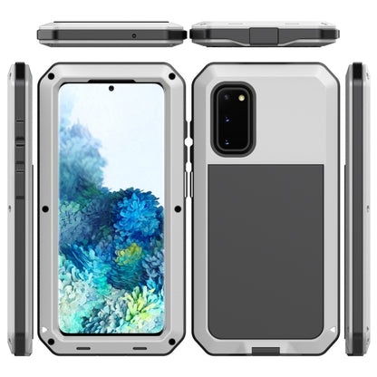 For Galaxy S20 Shockproof Life Waterproof Silicone + Zinc Alloy Protective Case(Silver) - Galaxy Phone Cases by buy2fix | Online Shopping UK | buy2fix
