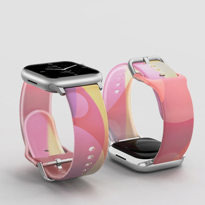 Frosted Translucent Silicone Watch Band For Apple Watch Ultra 49mm&Watch Ultra 2 49mm / Series 9&8&7 45mm / SE 3&SE 2&6&SE&5&4 44mm / 3&2&1 42mm(Moonlight) by buy2fix