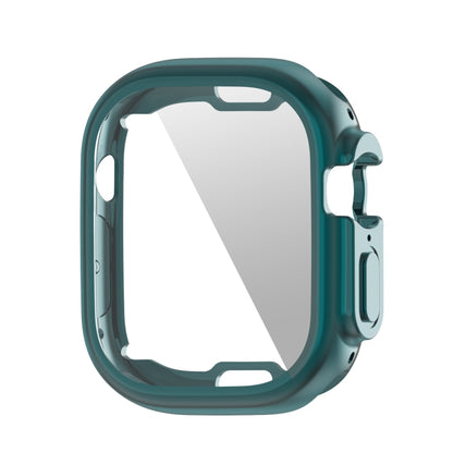 PET Film TPU Watch Case For Apple Watch Ultra 1 / 2 / 3 49mm(Dark Cyan) by buy2fix