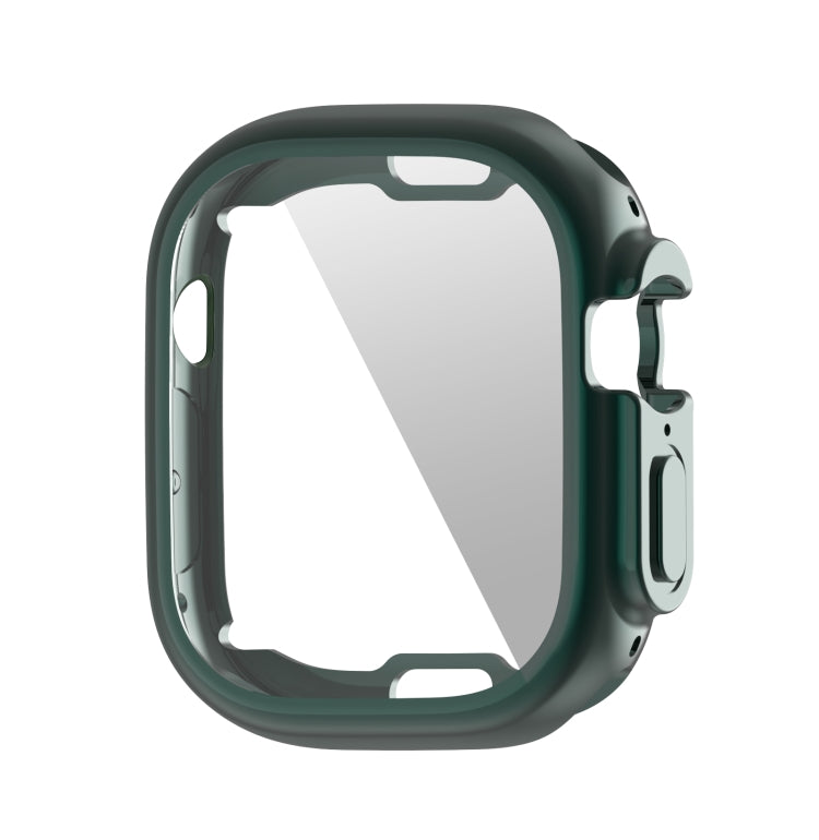 PET Film TPU Watch Case For Apple Watch Ultra 1 / 2 / 3 49mm(Official Green) by buy2fix