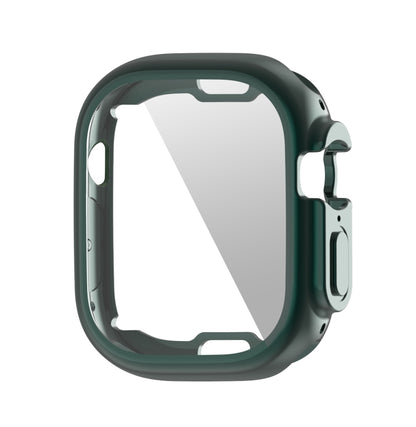 PET Film TPU Watch Case For Apple Watch Ultra 1 / 2 / 3 49mm(Official Green) by buy2fix