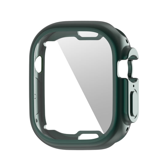 PET Film TPU Watch Case For Apple Watch Ultra 1 / 2 / 3 49mm(Official Green) by buy2fix