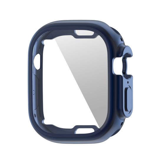 PET Film TPU Watch Case For Apple Watch Ultra 1 / 2 / 3 49mm(Midnight Blue) by buy2fix