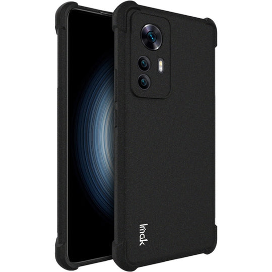 For Xiaomi Redmi K50 Ultra / 12T imak All-inclusive Shockproof Airbag TPU Phone Case(Matte Black)