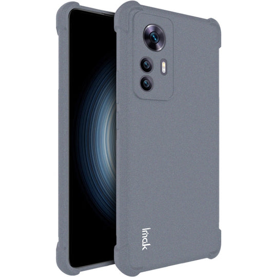 For Xiaomi Redmi K50 / 12T Ultra imak All-inclusive Shockproof Airbag TPU Phone Case(Matte Grey)
