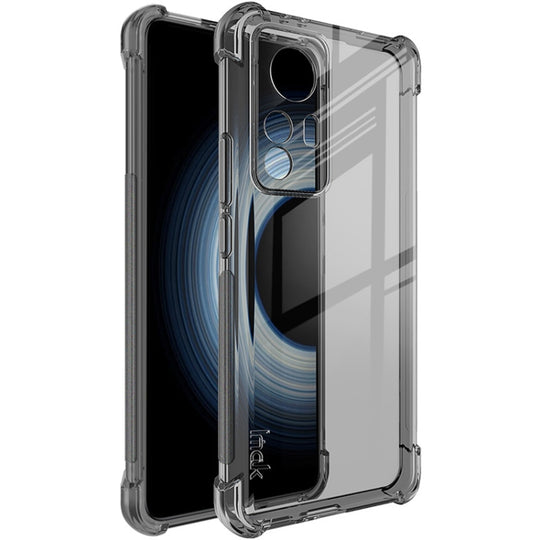 For Xiaomi Redmi K50 Ultra / 12T imak All-inclusive Shockproof Airbag TPU Phone Case (Transparent Black)
