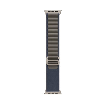 Nylon Loop Watch Band For Apple Watch 46mm / 49mm / 45mm / 44mm(Blue) by buy2fix