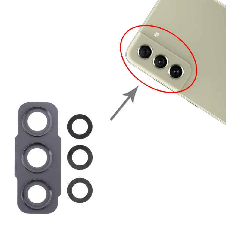 For Samsung Galaxy S21 FE 5G SM-G990B 10pcs Camera Lens Cover - Camera Series by buy2fix | Online Shopping UK | buy2fix