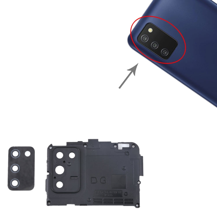 For Samsung Galaxy A03S SM-A037F 10pcs Camera Lens Cover - Camera Series by buy2fix | Online Shopping UK | buy2fix