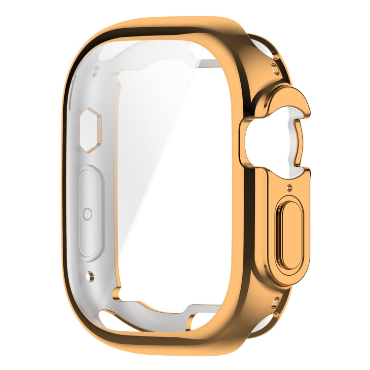 TPU All-inclusive Electroplating Protective Case For Apple Watch Ultra 1 / 2 / 3 49mm(Rose Gold) by buy2fix