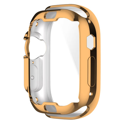 TPU All-inclusive Electroplating Protective Case For Apple Watch Ultra 1 / 2 / 3 49mm(Rose Gold) by buy2fix