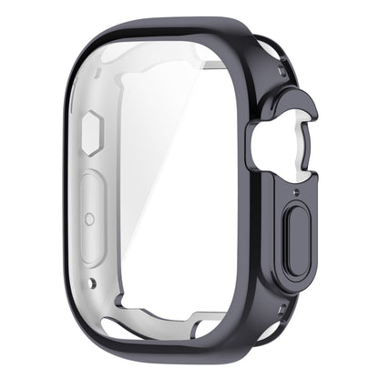 TPU All-inclusive Electroplating Protective Case For Apple Watch Ultra 1 / 2 / 3 49mm(Gun Color) by buy2fix