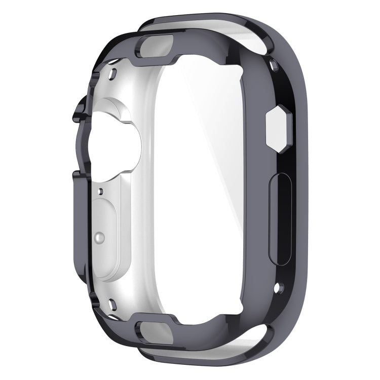 TPU All-inclusive Electroplating Protective Case For Apple Watch Ultra 1 / 2 / 3 49mm(Gun Color) by buy2fix