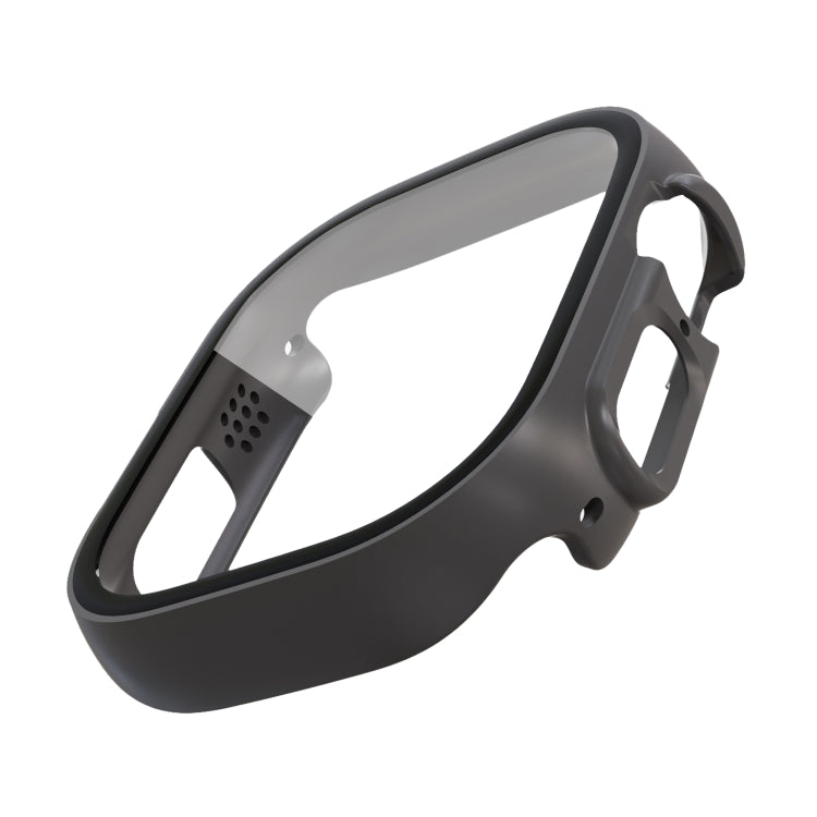 Tempered Glass Film PC Watch Case For Apple Watch Ultra 1 / 2 / 3 49mm(Grey) by buy2fix