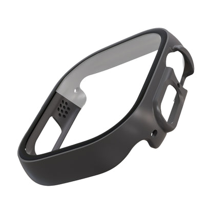 Tempered Glass Film PC Watch Case For Apple Watch Ultra 1 / 2 / 3 49mm(Grey) by buy2fix