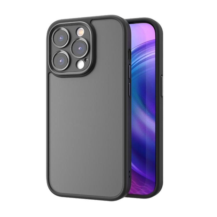 For iPhone 14 Pro ROCK Guard Skin-feel Phone Case(Black) - iPhone 14 Pro Cases by ROCK | Online Shopping UK | buy2fix