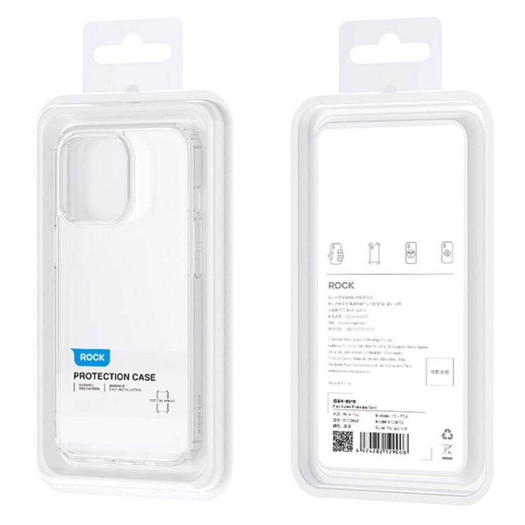 For iPhone 14 ROCK Pure Series Phone Case (Transparent) - iPhone 14 Cases by ROCK | Online Shopping UK | buy2fix