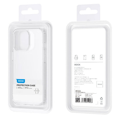 For iPhone 14 ROCK Pure Series Phone Case (Transparent) - iPhone 14 Cases by ROCK | Online Shopping UK | buy2fix