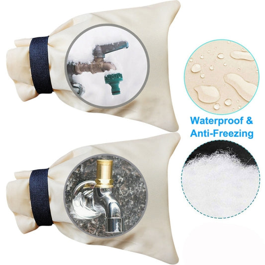 420D Oxford Cloth Outdoor Waterproof Winter Faucet Antifreeze Cover(Black) - Faucets & Accessories by buy2fix | Online Shopping UK | buy2fix