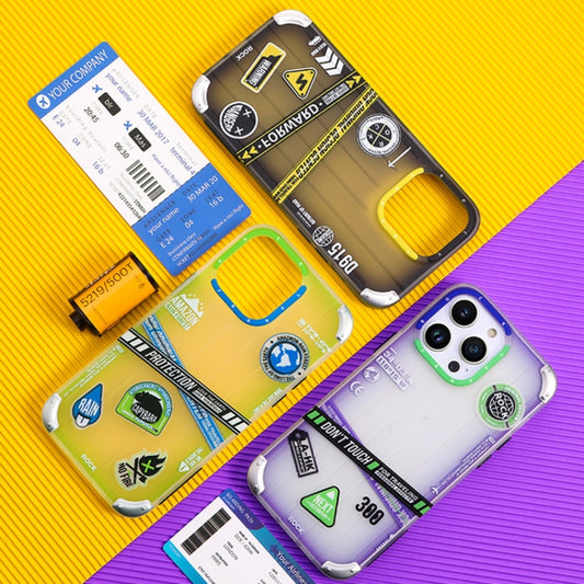 For iPhone 14 ROCK InShare Travel Series PC+TPU Phone Case (D915 Highway) - iPhone 14 Cases by ROCK | Online Shopping UK | buy2fix