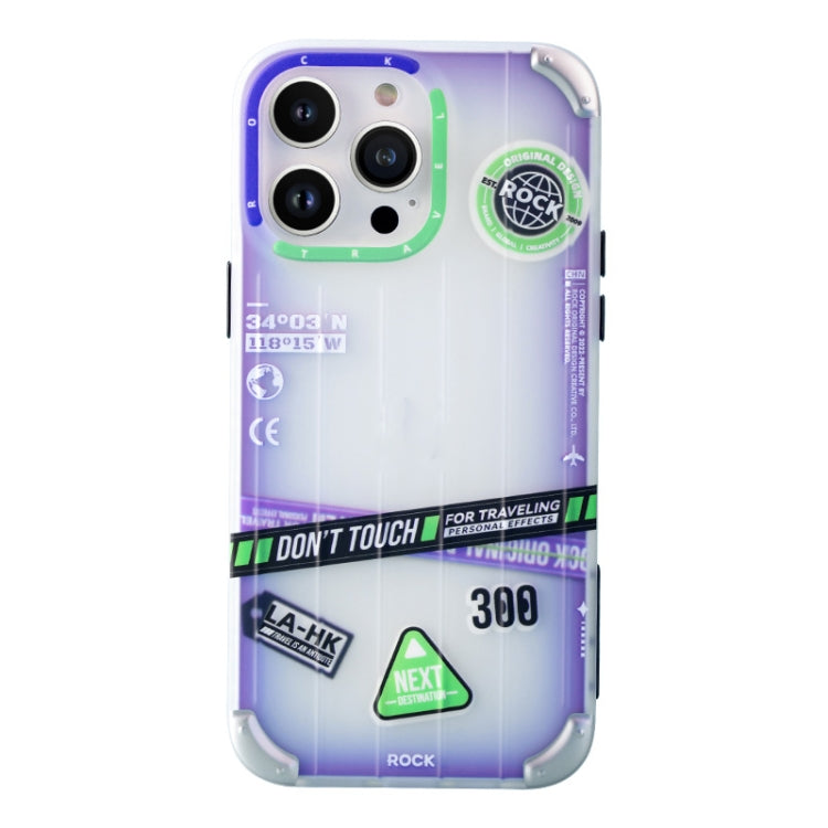 For iPhone 14 Pro Max ROCK InShare Travel Series PC+TPU Phone Case (Deep Space Tour) - iPhone 14 Pro Max Cases by ROCK | Online Shopping UK | buy2fix