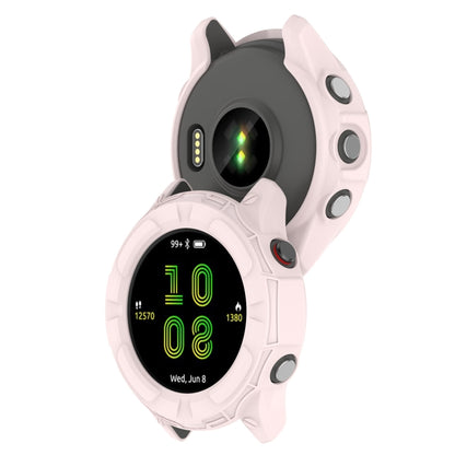 For Garmin Forerunner 255S TPU Armor Hollow Protective Case(Light Pink) - Watch Cases by buy2fix | Online Shopping UK | buy2fix