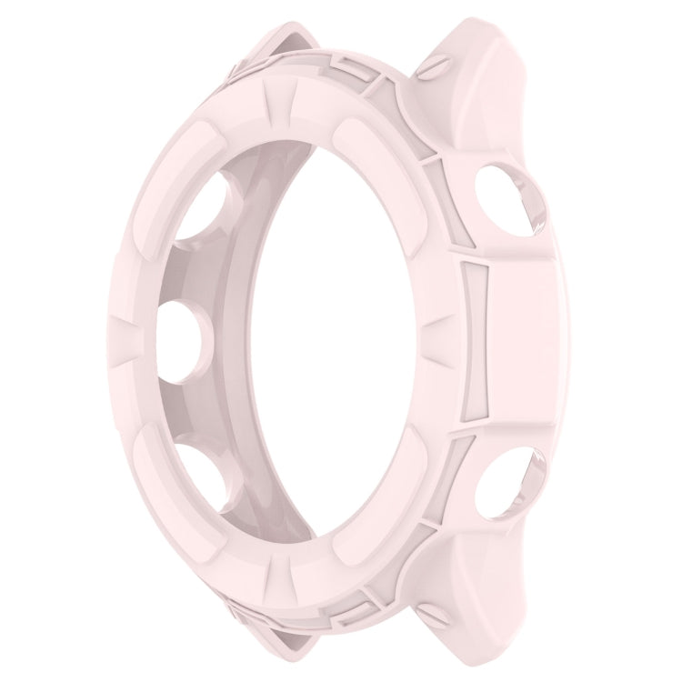 For Garmin Forerunner 255S TPU Armor Hollow Protective Case(Light Pink) - Watch Cases by buy2fix | Online Shopping UK | buy2fix