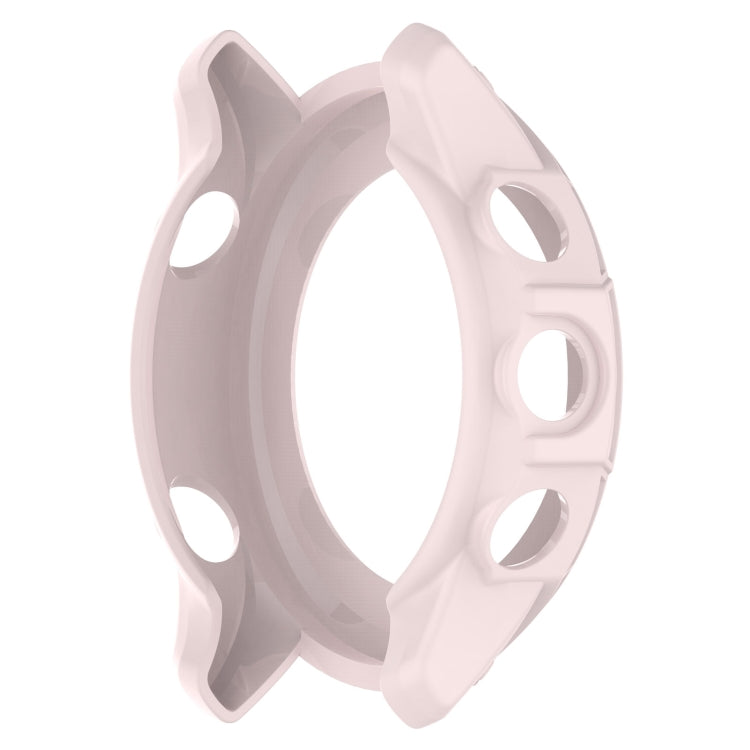 For Garmin Forerunner 255S TPU Armor Hollow Protective Case(Light Pink) - Watch Cases by buy2fix | Online Shopping UK | buy2fix