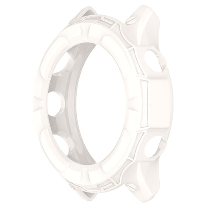 For Garmin Forerunner 255S TPU Armor Hollow Protective Case(Ivory White) - Watch Cases by buy2fix | Online Shopping UK | buy2fix