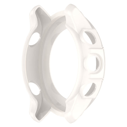 For Garmin Forerunner 255S TPU Armor Hollow Protective Case(Ivory White) - Watch Cases by buy2fix | Online Shopping UK | buy2fix