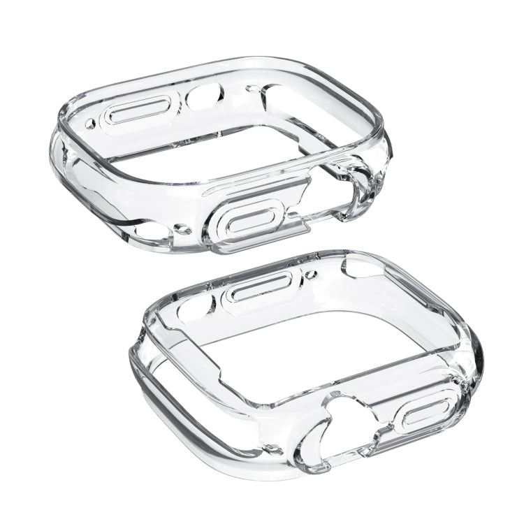 Half-inclusive Transparent TPU Protective Case For Apple Watch Ultra 1 / 2 / 3 49mm by buy2fix