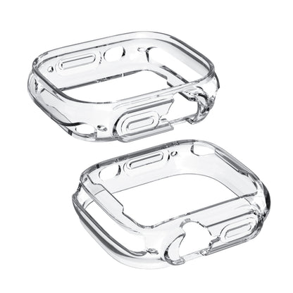 Half-inclusive Transparent TPU Protective Case For Apple Watch Ultra 1 / 2 / 3 49mm by buy2fix