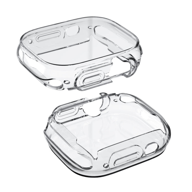 All-inclusive Transparent TPU Protective Case For Apple Watch Ultra 1 / 2 / 3 49mm by buy2fix