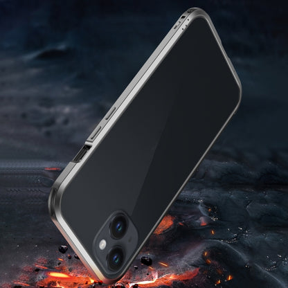 For iPhone 14 Pro Max Four Corners Shockproof Metal Frame Phone Case (Gold) - iPhone 14 Pro Max Cases by buy2fix | Online Shopping UK | buy2fix