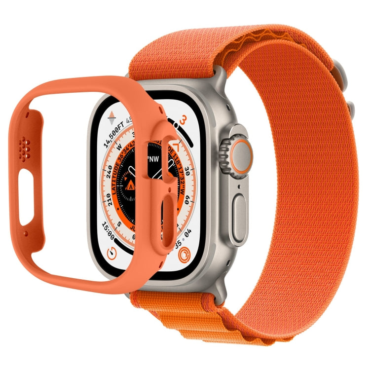 Half-inclusive PC Protective Case For Apple Watch Ultra 1 / 2 / 3 49mm(Orange) by buy2fix