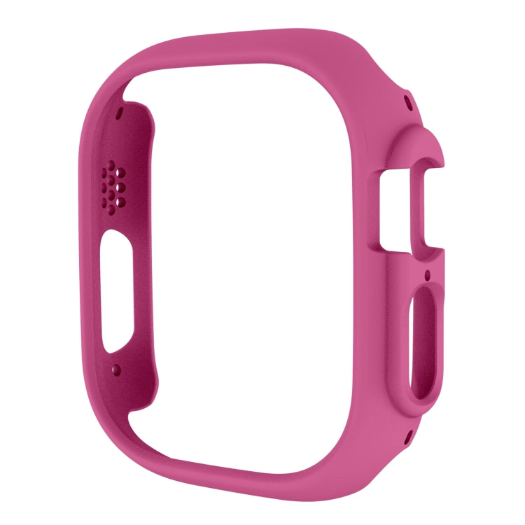 Half-inclusive PC Protective Case For Apple Watch Ultra 1 / 2 / 3 49mm(Rose Red) by buy2fix