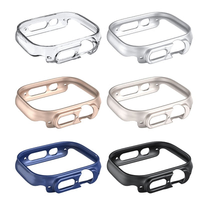 For Apple Watch Ultra 1 / 2 / 3 49mm Half-inclusive Frosted PC Protective Case(Transparent) by buy2fix