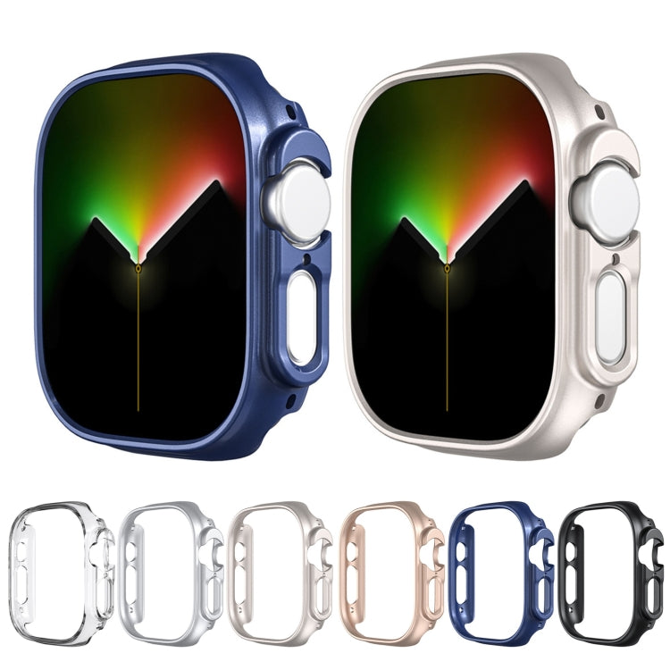 For Apple Watch Ultra 1 / 2 / 3 49mm Half-inclusive Frosted PC Protective Case(Silver) by buy2fix