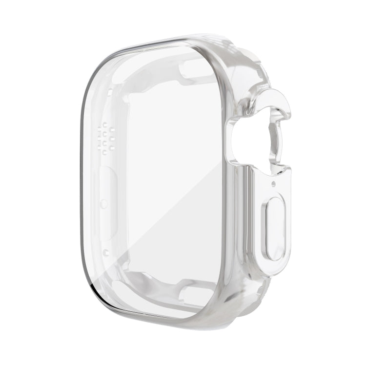 All-inclusive Plating TPU Protective Case For Apple Watch Ultra 1 / 2 / 3 49mm(Silver) by buy2fix