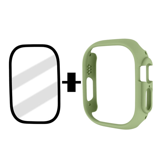 Tempered Glass Film Frosted PC Watch Case For Apple Watch Ultra 3 / 2 / 1 49mm(Mint Green) by buy2fix