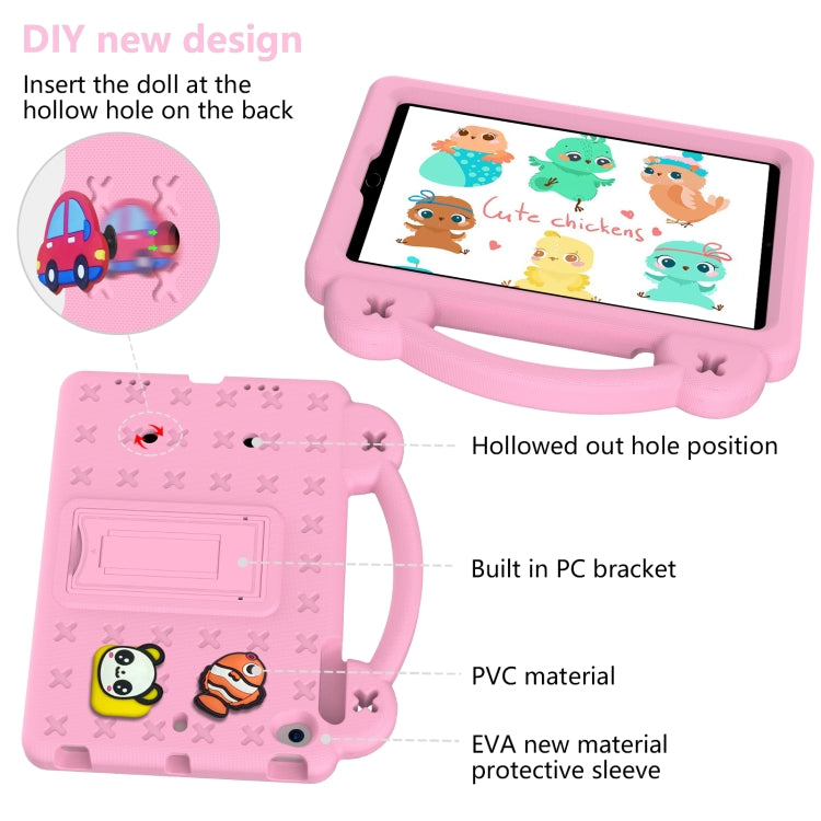 Handle Kickstand Children EVA Shockproof Tablet Case For iPad mini 1 / 2 / 3 / 4 / 5(Pink) - More iPad Cases by buy2fix | Online Shopping UK | buy2fix