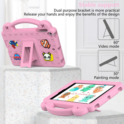 Handle Kickstand Children EVA Shockproof Tablet Case For iPad mini 1 / 2 / 3 / 4 / 5(Pink) - More iPad Cases by buy2fix | Online Shopping UK | buy2fix