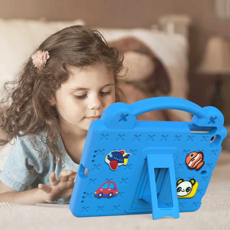 Handle Kickstand Children EVA Shockproof Tablet Case For iPad mini 1 / 2 / 3 / 4 / 5(Sky Blue) - More iPad Cases by buy2fix | Online Shopping UK | buy2fix